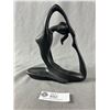 Image 2 : Black Resin Figural Statue. Approx. 8" H