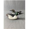 Image 2 : Duck Décor Lot - 2 Wood, 1 Resin & 1 Painted Asian Ceramic