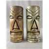 Image 1 : 2 Heavy Cast Art Tiki Masks. Approx. 10" x 4"