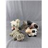 Image 1 : Lot Of Resin & Cast Art Cows & Pigs. Largest Is 7"H