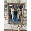 Image 2 : Hand Made Birch Bark & Wood Framed Mirror. NO SHIPPING. Approx. 25" x 30"