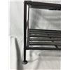 Image 3 : 3 Tiered Metal Shoe Rack. Approx. 22 1/2" H x 26" L x 12" W