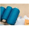Image 2 : Qty 10 Cones Thread, TIGER Textured Polyester Soft, Peacock Blue 7"