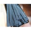 Image 2 : Qty 1 Box (60) Zippers YKK Black 21"