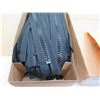 Image 2 : Qty 1 Box (50) Zippers YKK Black 21"