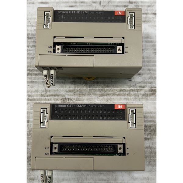 (2) Omron #GT1-ID32ML Digital Units