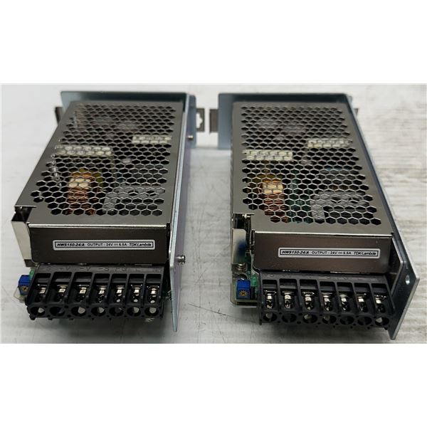 (2) TDK-Lambda #HWS150-24/A Power Supplies