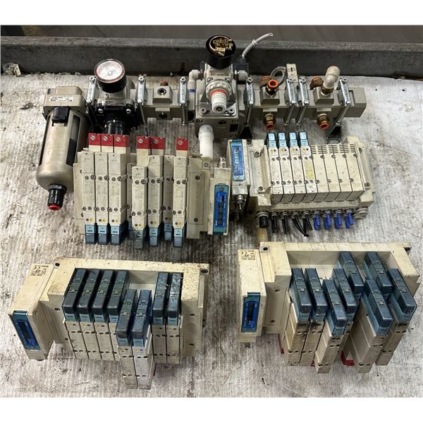 Lot of Misc. SMC Valve Units as Pictured