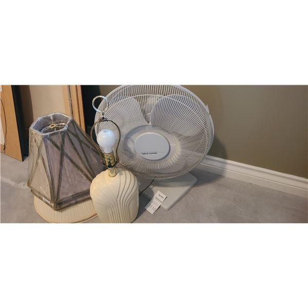 Fan, Lamp, Shades A