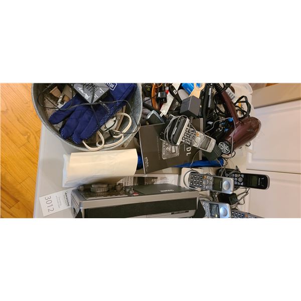 Phones, Glue Gun, Radio A