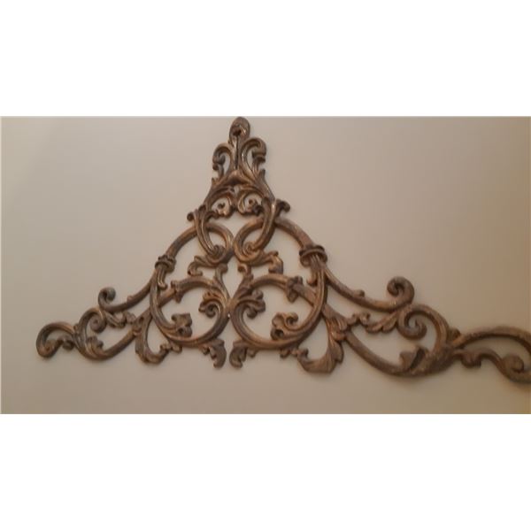 Metal Wall Decor 37" wide and 20" tall. A