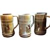 Image 1 : Set of 3 Irish Porcelain Beer Mugs A
