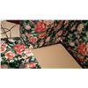 Image 5 : Floral Pattern Fabric Chair and Ottoman C