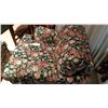 Image 7 : Floral Pattern Fabric Chair and Ottoman C