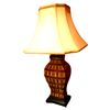 Image 1 : Gold and Black Patterned Lamp A