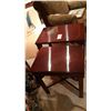 Image 2 : Set of 2 Wood Nesting Tables C