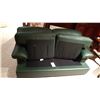 Image 7 : Green Leather Sofa C