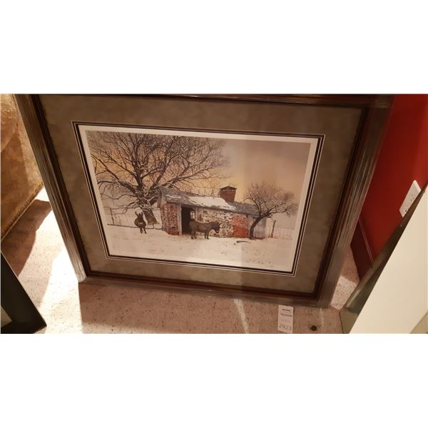 Peter Sculthorpe Signed  Winter Shelter  A