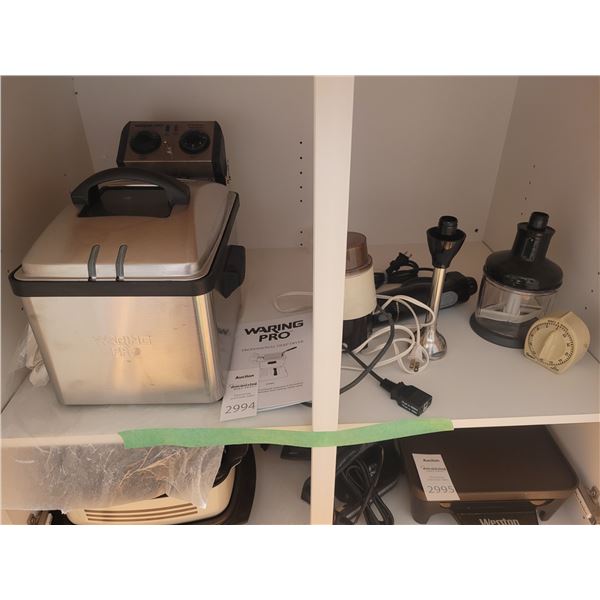Waring Pro Deep Fryer and More A