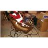 Image 3 : Small Decorative Sleigh with Santa Figure A