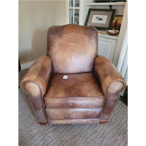 Leather Lazyboy chair B