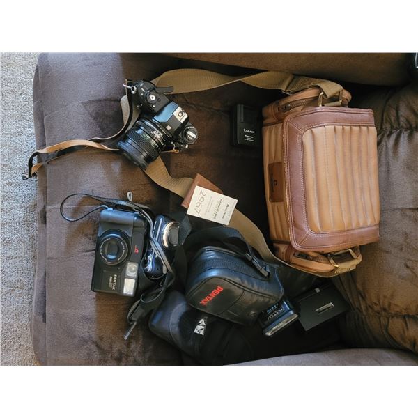 Nikon,Lumix,Pentax cameras A