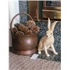 Image 1 : Signed rabbit, copper bucket A