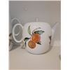 Image 8 : Royal Worcester Evesham coffee, tea set A