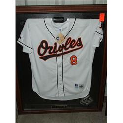 SIGNED ORIOLES JERSEY IN A FRAME