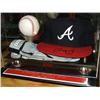 Image 1 : SIGNED CAP & SIGNED BASEBALL W/CASE
