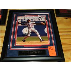 SIGNED PHOTO W/FRAME-RYNE SANDBERG