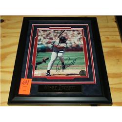 SIGNED PHOTO W/FRAME-KIRBY PUCKETT