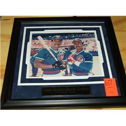 SIGNED PHOTO W/FRAME-ANDRE DAWSON,