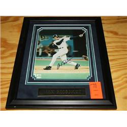 SIGNED PHOTO W/FRAME-ALEX RODRIGUEZ