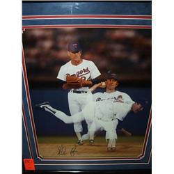 SIGNED PHOTO 16" X 20" W/FRAME