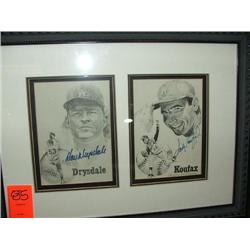 SIGNED PHOTO 8" X 10" W/FRAME,