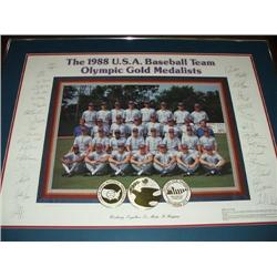 SIGNED PHOTO 16" X 20" W/FRAME,