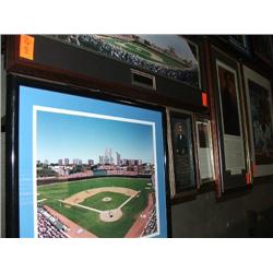(LOT) (4) PHOTOS: (1) CUBS FIELD PANORAMIC