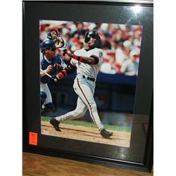 SIGNED PHOTO 16" X 20" W/FRAME