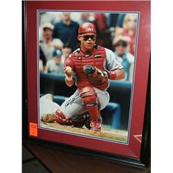 SIGNED PHOTO 16" X 20" W/FRAME