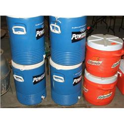 (6) INSULATED WATER COOLERS