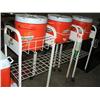 Image 1 : (3) CARTS W/WATER COOLER