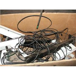 (3) VIDEO SECURITY CAMERAS W/CABLE