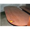 Image 1 : (1) OVAL TABLE/PARTICLE BOARD