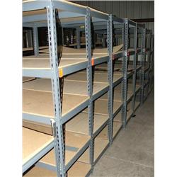 (8) SECTIONS LIGHT WEIGHT SHELVING