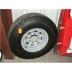 (1) TIRE & WHEEL STEEL TEX/RADIAL A/T