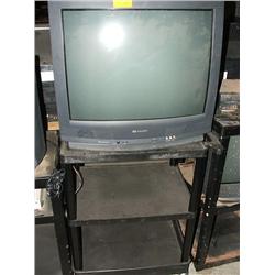 (1) SHARP T.V. W/A/V CART