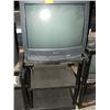 Image 1 : (1) SHARP T.V. W/A/V CART