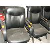 Image 1 : (2) BLACK ARM CHAIRS