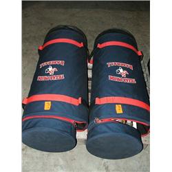 (2) USED BAT BAGS & USED